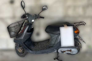 回収実績：長崎県のお客様より原付バイクを無料回収させていただきました