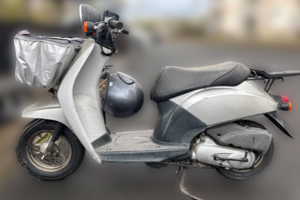 回収実績：福岡県のお客様より原付バイクを無料回収させていただきました