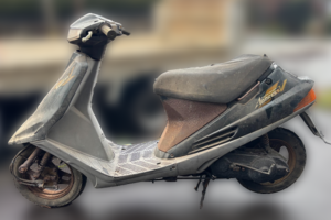 回収実績：福岡県のお客様より原付バイクを無料回収させていただきました