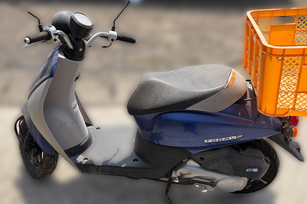長崎県佐世保市で回収した原付 ホンダ トゥデイ